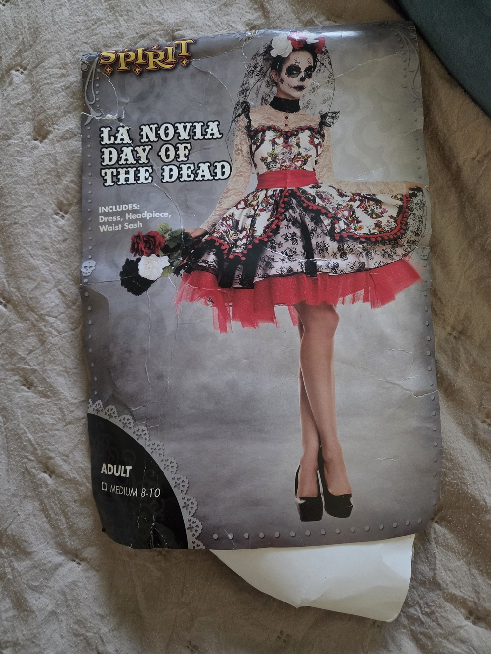 Spirit La Novia Mini Dress in Red and Black